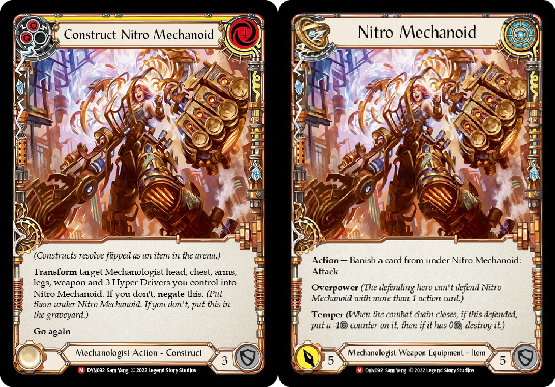 Construct Nitro Mechanoid // Nitro Mechanoid - Cold Foil