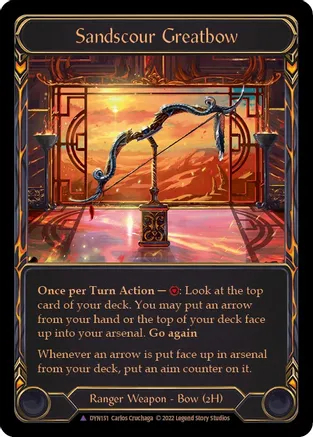 Sandscour Greatbow - Cold Foil - Marvel