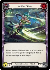 Aether Slash (Red) - Rainbow Foil