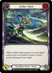 Aether Slash (Yellow) - Rainbow Foil