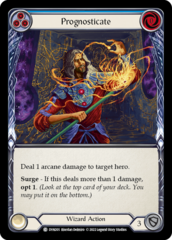 Prognosticate (Blue) - Rainbow Foil