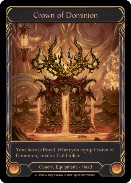 【FaB】 Crown of Dominion cold foil S45004476389844dab964bfb65e4cc