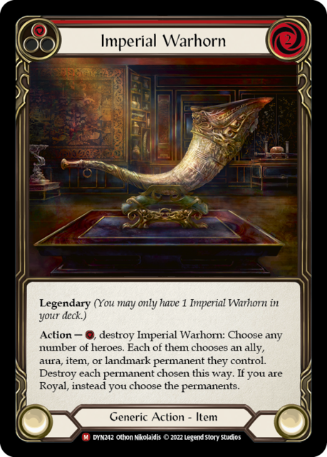 Imperial Warhorn - Rainbow Foil