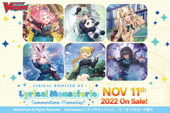 Cardfight!! Vanguard Lyrical Booster 03: Lyrical Monasterio - Summertime Memories! Booster Case