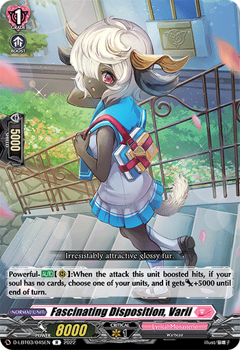 Fascinating Disposition, Varii - D-LBT03/045EN - R