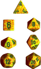 Lotus Speckled d6 w/ #'s - PS0616