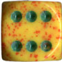 Lotus Speckled d6 w/spots 12mm - DS1216