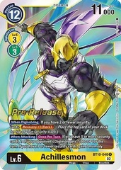 Achillesmon - BT10-040 R - P (Xros Encounter Pre-Release Promo)