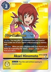 Akari Hinomoto - BT10-089 R - P (Xros Encounter Pre-Release Promo)