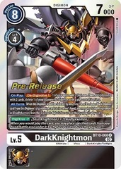 DarkKnightmon - BT10-066 R - P (Xros Encounter Pre-Release Promo)