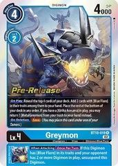 Greymon - BT10-019 R - P (Xros Encounter Pre-Release Promo)