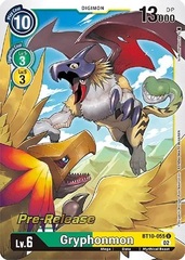 Gryphonmon - BT10-055 U - P (Xros Encounter Pre-Release Promo)