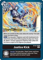 Justice Kick - BT10-106 U - P (Xros Encounter Pre-Release Promo)