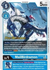 MailBirdramon - BT10-021 U - P (Xros Encounter Pre-Release Promo)