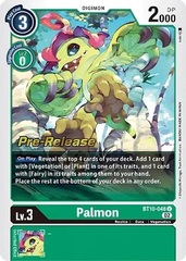 Palmon - BT10-046 U - P (Xros Encounter Pre-Release Promo)