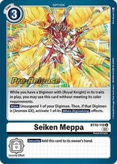 Seiken Meppa - BT10-110 U - P (Xros Encounter Pre-Release Promo)