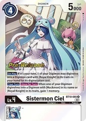 Sistermon Ciel - BT10-085 R - P (Xros Encounter Pre-Release Promo)