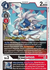 Spadamon - BT10-059 U - P (Xros Encounter Pre-Release Promo)