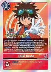 Taiki Kudo - BT10-087 R - P (Xros Encounter Pre-Release Promo)