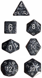 Ninja Speckled d6 w/ #s - PS0672