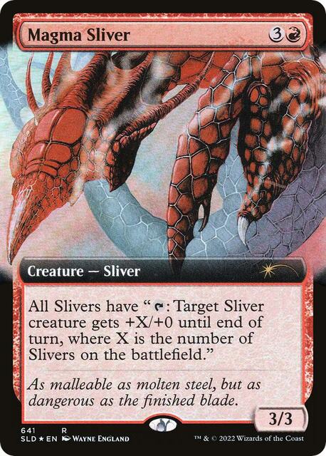 Magma Sliver - Foil - Extended Art