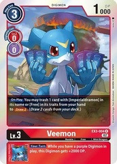 Veemon - EX3-004 - R