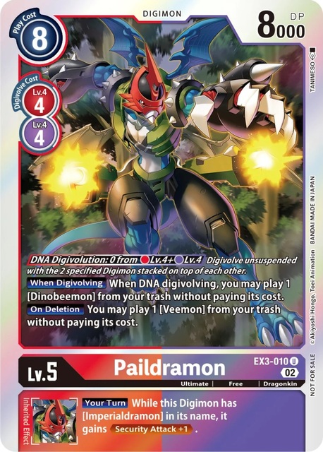 Paildramon - EX3-010 - U - Alternative Art