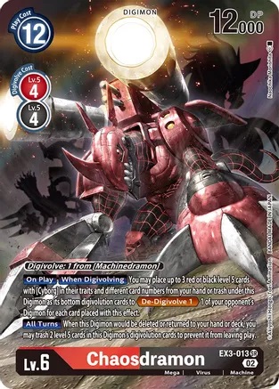 Chaosdramon - EX3-013 - SR - Alternative Art