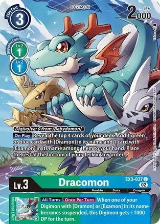 Dracomon - EX3-037 - U - Alternative Art