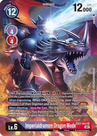 Imperialdramon: Dragon Mode - EX3-063 - SR - Alternative Art