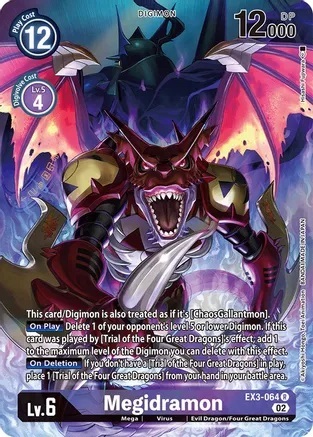 Megidramon - EX3-064 - R - Alternative Art