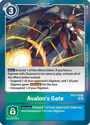 Avalons Gate - EX3-070 - R