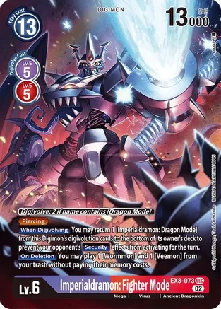 Imperialdramon: Fighter Mode - EX3-073 - SEC - Alternative Art