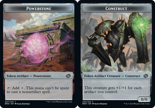 Powerstone Token // Construct Token (005) Double-Sided Token - Foil