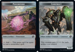 Construct (005) // Powerstone (007) Double-Sided Token - Foil