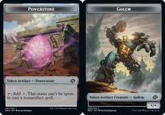 Powerstone Token // Golem Token Double-Sided Token - Foil