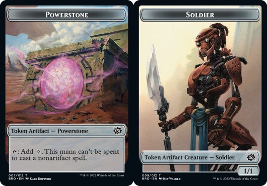 Powerstone Token // Soldier Token (009) - Foil