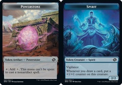 Powerstone (007) // Spirit (001) Double-Sided Token - Foil