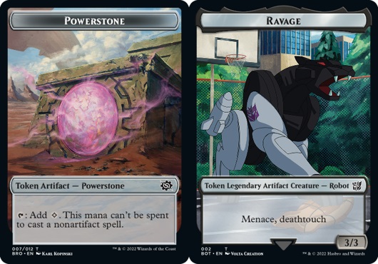 Powerstone Token // Ravage Token Double-Sided Token - Foil