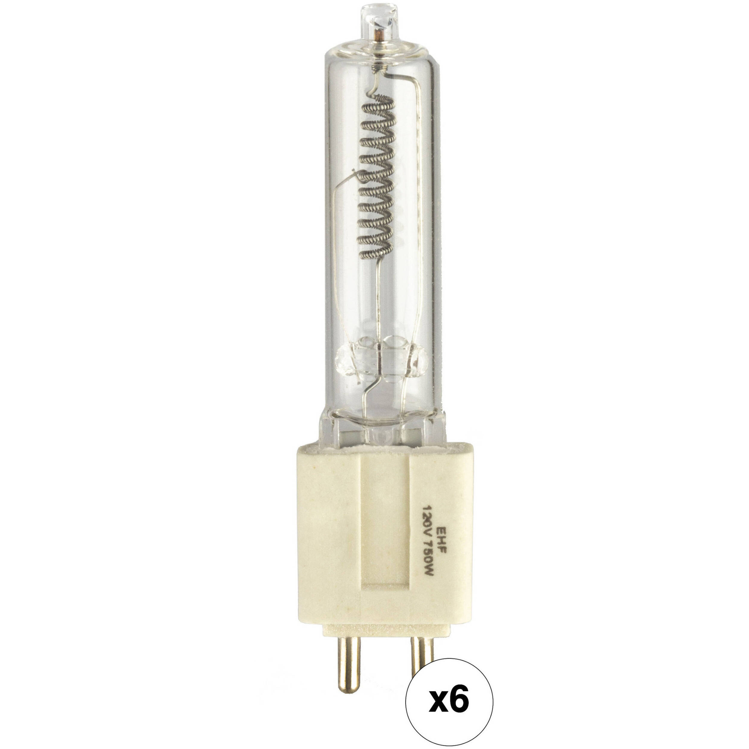 Impact EHF Lamp (750W, 120V, 6-Pack)
