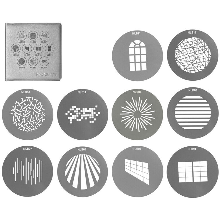 Aputure Spotlight 10-Piece Gobo Kit