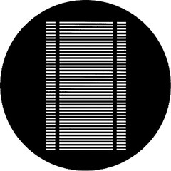 Rosco Standard Steel Gobo #7126 - Jungle Leaves - Size E 37.5mm