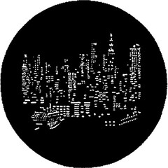 Rosco Standard Steel Gobo #7169 - Cloud 11 - Size B 86mm