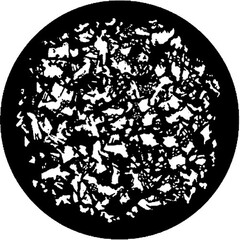 Rosco Standard Steel Gobo #7150 - Quartz - Size E 37.5mm