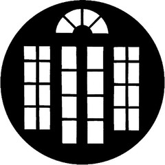 Rosco Standard Steel Gobo #7168 - Cloud 10 - Size E 37.5mm