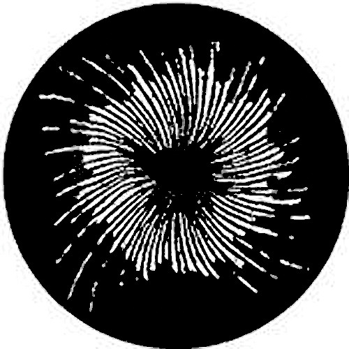 Rosco Standard Steel Gobo #7728 - Aperture 4