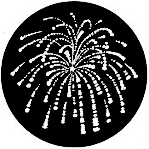 Rosco Standard Steel Gobo #7913 - Brushstrokes