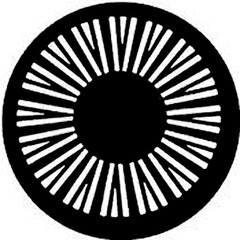 Rosco Standard Steel Gobo #7175 - Flames 1 - Size A 100mm