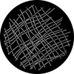 Rosco Designer Pattern Stainless Steel Gobo #7710 - Fine Mesh - Size M (66mm)