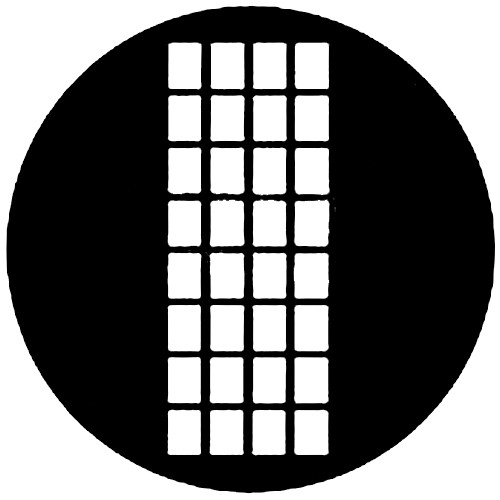 Rosco Standard Steel Gobo #7756 - Grating